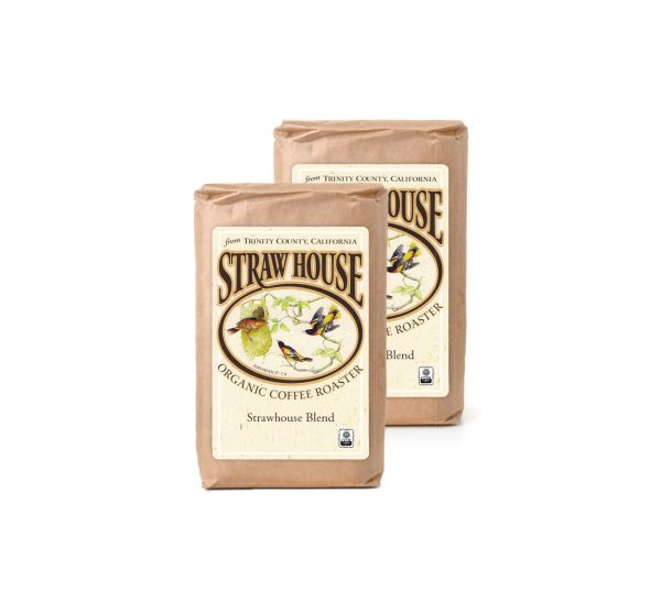 2 bags strawhouse blend coffee