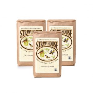 3 bags strawhouse blend coffee